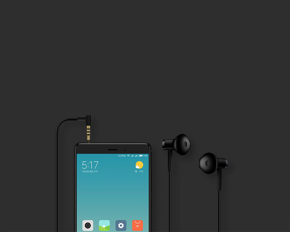 Xiaomi Mi Dual Driver Earphones Vezetékes Fülhallgató