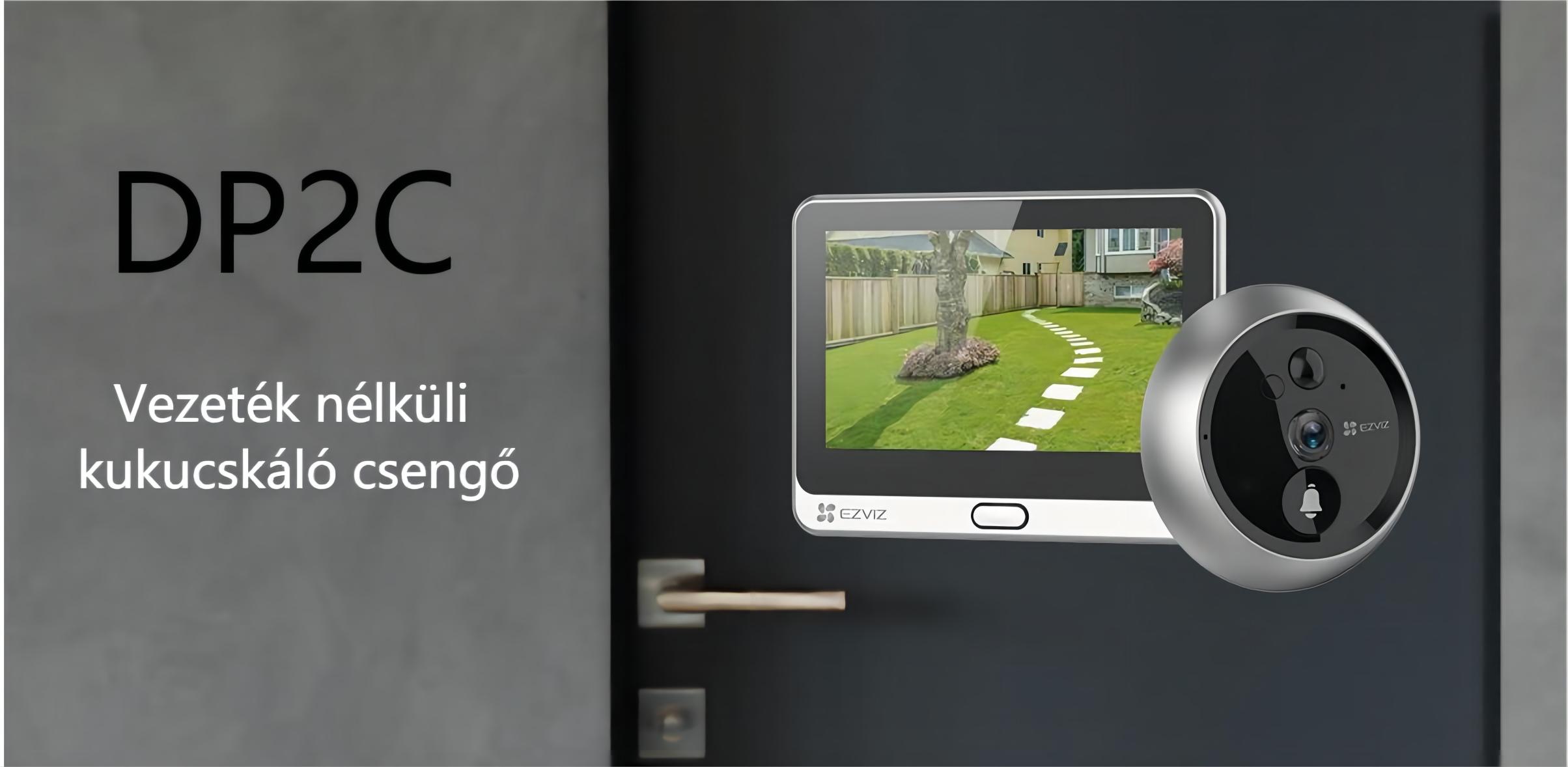 Hikvision EZVIZ DP2C beltéri ajtócsengő digitális kijelzővel