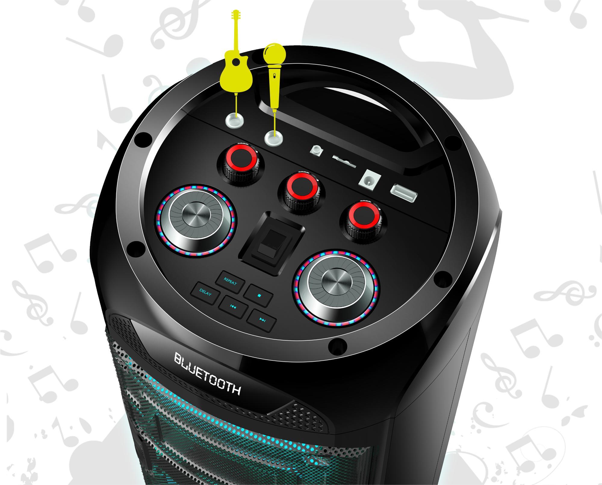 LEICKE DJ Roxxx Partybox 360, Bluetooth hangszóró