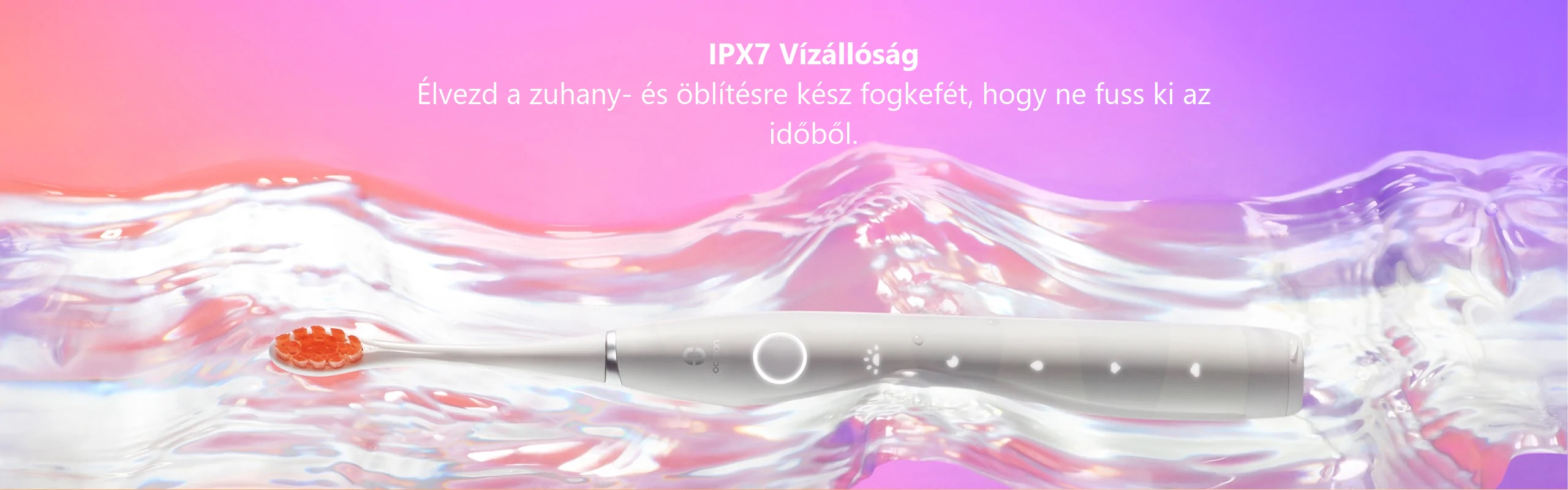 Xiaomi Oclean Flow Smart Electric Toothbrush, Szónikus Elektomos Fogkefe Fehér