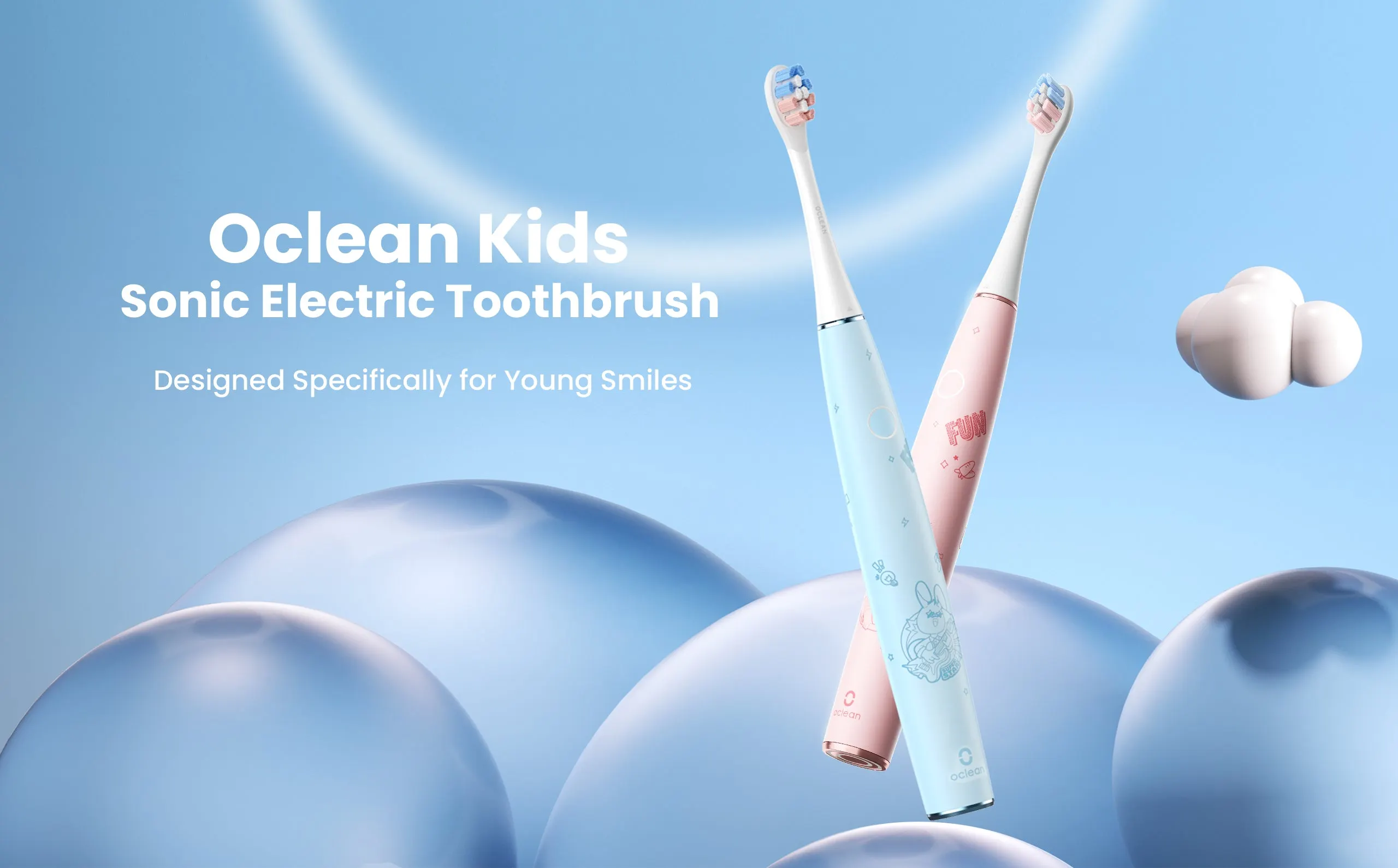 Xiaomi Oclean Kids Electric Toothbrush, Gyerekek Elektomos Fogkefe, Rózsaszín