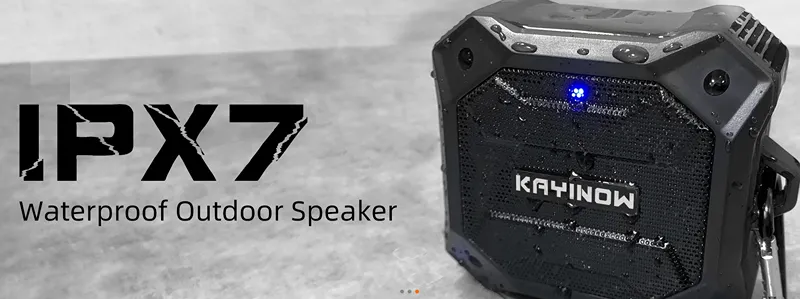 KAYINOW DF-520VS Bluetooth Hangszóró Vízálló IPX7 TWS Stereo Négyszög, Zöld