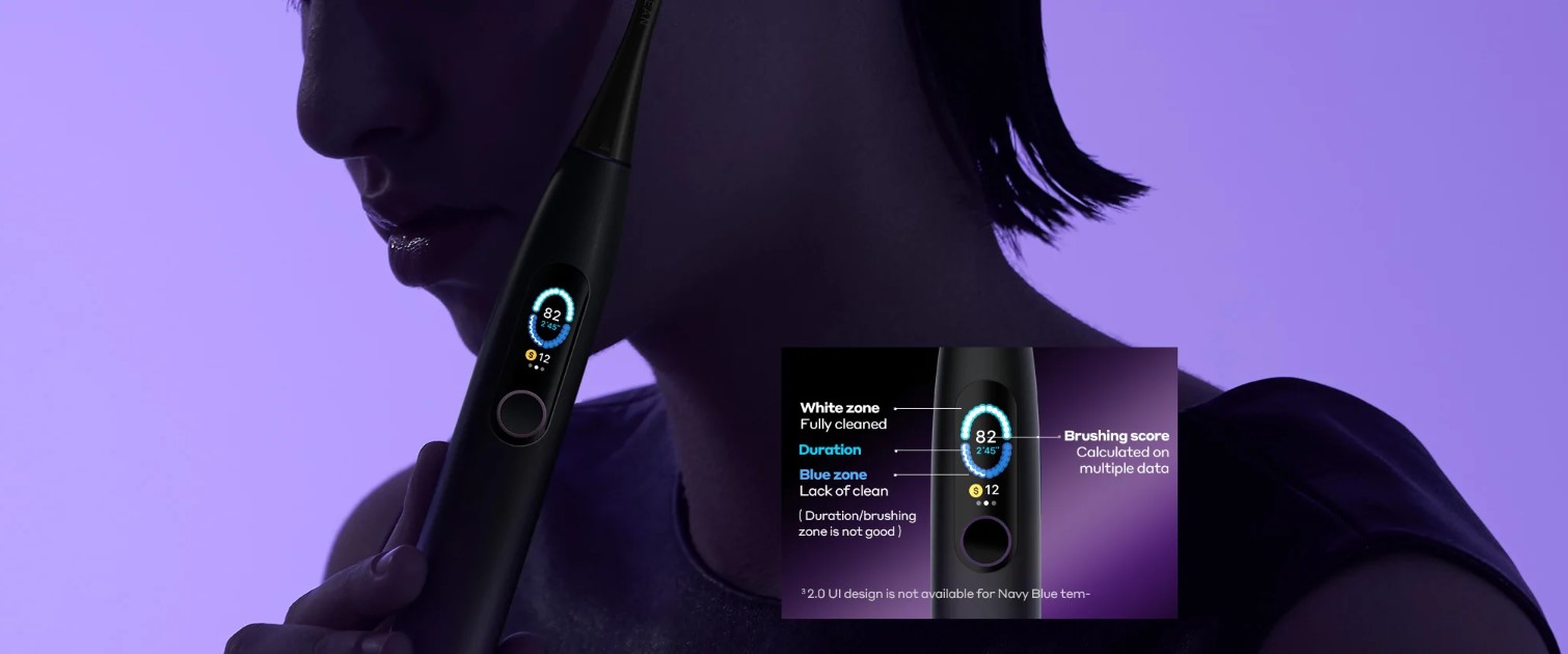 Xiaomi Oclean X Pro Electric Toothbrush, Szónikus Elektomos Fogkefe Kék