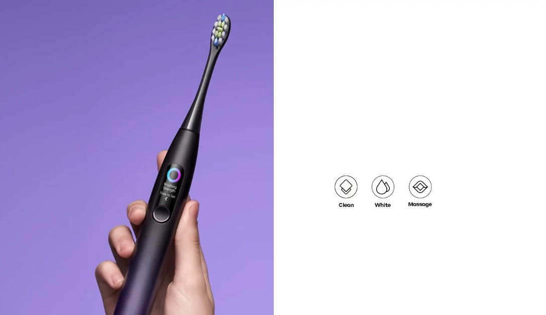 Xiaomi Oclean X Pro Electric Toothbrush, Szónikus Elektomos Fogkefe Lila
