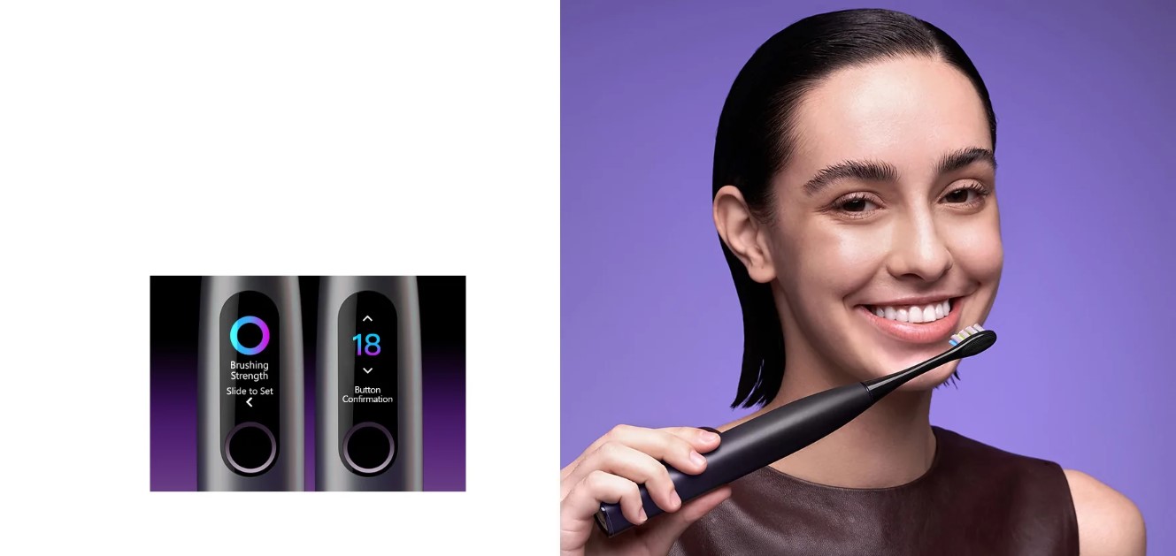 Xiaomi Oclean X Pro Electric Toothbrush, Szónikus Elektomos Fogkefe, Rózsaszín
