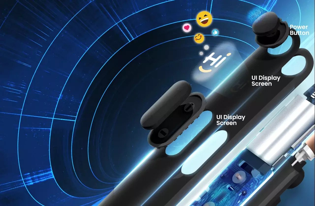 Xiaomi Oclean X10 Smart Electric Toothbrush, Szónikus Elektomos Fogkefe Kék